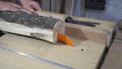 Заготовка и подготовка дров для уникальных поделок